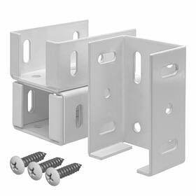 Ohiy 20202 Heavy Duty Aluminum Fence Bracket For Vinyl Fencing Panel To Post Connection
