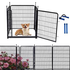 Okaygardn X8.9ft Panels 1 Tall Garden Fence Animal Barrier 48 In H Fencing For Beds 4 Panels