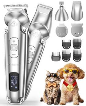 Oneisall Fc09 Dog Clippers And Paw Trimmer With Low Noise 4 - In 1 Cordless Dog