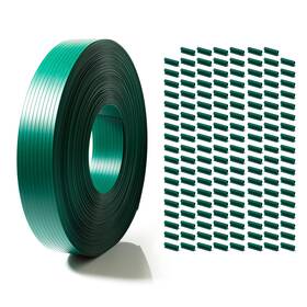 Pajaso Design Fpt-dgn-002 Chain Link Fence Privacy Tape Weave - Moss Green Pvc Fencing Covering System