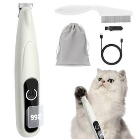 5155mib Papmini Upgrade Sharper Dog Paw Trimmer With Led Light Low Noise For