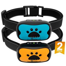 Pawpets 745499520416 Anti Bark Collar - No Shock Training Dog Humane With Vibration And S