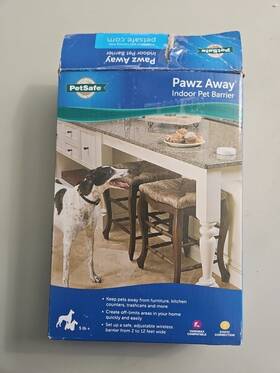 Pawz 026229868054 Away Indoor Pet Barrier By Safe Open Box