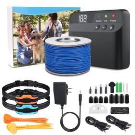 Pceotllar B0fhjpr4h7 Electric Dog Fence System 2 Water Resistant Collars