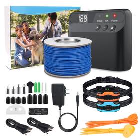 B62753 Pceotllar Electric Fence For Dogs Underground Dog System 2 Waterproof