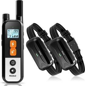 Pecole Pe-28 Dog Training Collar With Remote Shock For Dogs Vibration And Bee