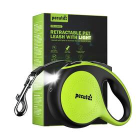 Pecute Prl-l5m02 Retractable Dog Leash With Light 16.4 Ft Pet Wit... Fast Ship