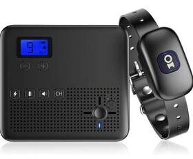 Peket 000097673675 2-in-1 Wireless Pet Fence And Dog Training Collar