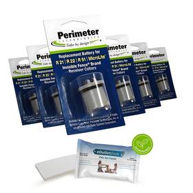 Perimeter Technologies 10000038-6 Collar Battery Compatible With Invisible Fence Brand - Bonus Eoutletdeals Pet