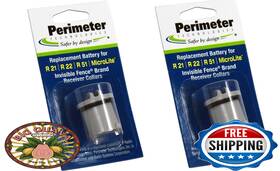 Perimeter Technologies B00br0ca0k Two-pack Dog Fence Batteries Compatible With Invisible Fe