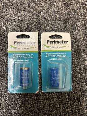 Perimeter Technologies Ptprb-003-perimeter-pet 2 Pack 6-volt Lithium Dog Collar Battery Prb-003 Pwb-003