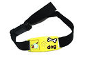 72538 Pet Dogit Hagen Bark Yellow Collar Large Classic Tag
