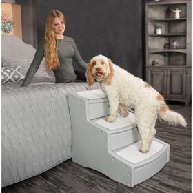 Pet Gear Inc 9730xlfo Easy Step Iii Extra Wide Stairs 3 For Dogs/cats Up To 200
