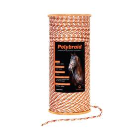 Pet & Livestock Hq Polybraid 6mm Electric Fence Polybraid 1000ft Thickness 1/4 Inch - Premium Heavy Duty Braided P