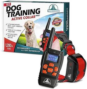 Pet Union 5k-2m29-65rb Pt0z1 Premium Training Shock Collar For Dogs With Remote - Red