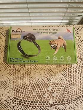 Petector 334275066408 Gps Wireless Dog Fence System Electric Pet Containment. New Yellow