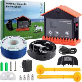 Petector 744110876222 In-ground Dog Fence System For Dogs And Cats Underground Wired Electric Pet