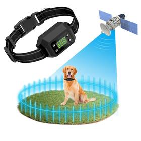 Petfenone Dz90 Gps Wireless Dog Fence System Electric With Shock Collarfor Boundary Tr