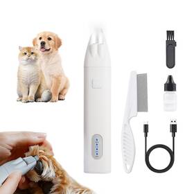 Petium 700721513048 2025 Upgraded New Dog Paw Trimmer With Led Light 9mm Mini Blade 35 Db Quiet &