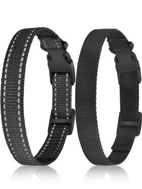 Pj-09collar Petjoy 2-pack Collar Strap For Bark And Shock Collars E-collar Replacement