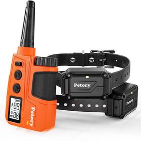 Petory Collar 642 Dog Training Collar With 2 Collars - 4000ft Remot
