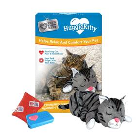 Pets Know Best 740275058497 Huggiekitty Comfort Purring Companion With Heartbeat Sleep A
