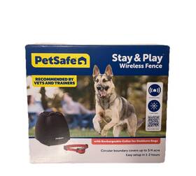 Petsafe 729849136632 Stay And Play Wireless Fence For Stubborn Dogs - Open Box Read