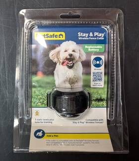 Petsafe Rb-pif00-15002 Stay&play Wireless Fence Collar With Replaceable Battery New