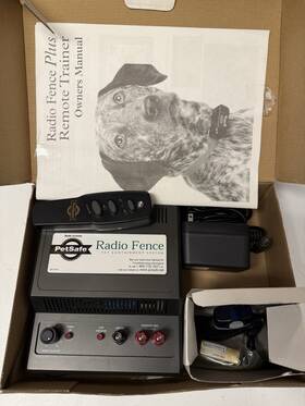 Petsafe Rft-100m Radio Fence Plus System Base Collar Remote Manual No Wire