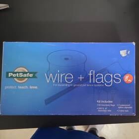 Petsafe Ve413-902 Wire And Flag Kit - 500 Ft Boundary 50 Flags 2 Splice Capsules Opened