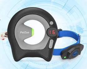 Petzee Pzx-60-b Dog Containment Wireless Fence System Training Collar With One Receiver