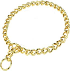 Pimaodog Ha111 Dog Chain Collars Metal Choke Link Collar Choker Training Heavy Duty Sli