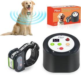 Plkm 03fx-01-gp-as01-b-1c Black Wireless Dog Fence System Pet Intelligent Collar Ai Alarm Containment