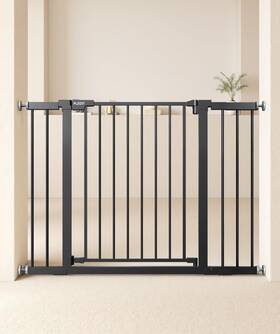 Plzoit Cb-m-h20 29.5-46 Inch Extra Wide Baby Gate For Stairs Dog Doorways Walk Thru Au