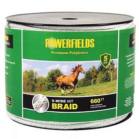 Powerfields Ewhbc-660 9-wire 7mm Hot Braid 660 Feet White