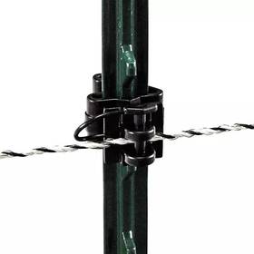 Powerfields Tp-pl25-b Pin-lock T-post Insulator 25 Pack Black