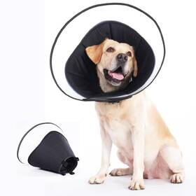 Pozmrtsr Ml 14.8-17.0 Dog Cone Collar Pet For Dogs To Stop Licking Comfy Cones Large