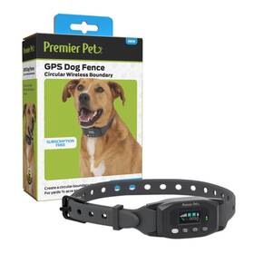 Premier Gif00-18024 Pet Gps Dog Fence Collar - Circular Wireless Boundary Portable Wireles