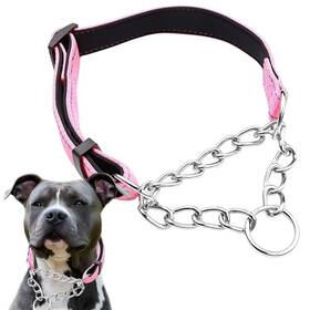 Psport Sy3069 Pink Martingale Collar For Dogs Reflective Nylon Dog Adjustable Sta Inch