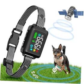 Pumila G722-1-b Gps Wireless Dog Collar Fence System Electric For Dogs Ipx7