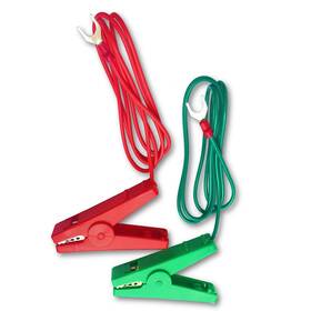 Qmark 791276921235 2 Pcs Electric Fence Jumper Leads Cable With Crocodile Clip F... Fast Ship