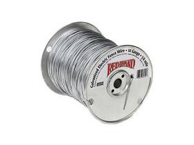 Red Brand 11581256 85610 Galvanized Electric Smooth Fence Wire 14-gauge 1/4 Mile