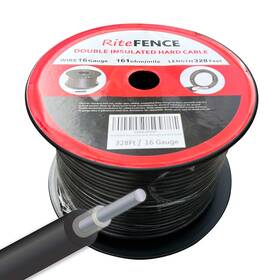 Ritefence 7.15072e 11 Electric Fence Double Insulated Underground Hard Cable 328ft 12-1/2gauge