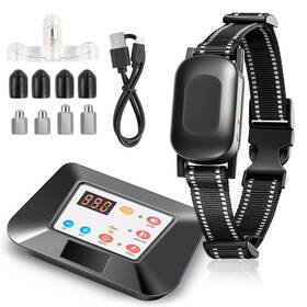 Rivulet A885-1collars Wireless Dog Fence System 2-in-1 Electric And Remote Training Collar