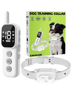 Rmokisin 744173160948 Dog Shock Collar With Lighting Indicator Training Remote 330