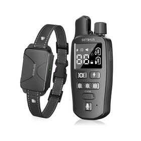S-etovus Xgq-01-nc Dog Training Collar 4500 Ft Waterproof Bark Shock Fo... Fast Ship