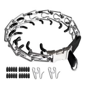 Safiman Sa666-s99 Prong Collar For Dogs Adjustable Size Dog Training Pinch With Quick