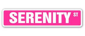 Signmission D-18-ss-serenity Serenity Street Sign Decal Childrens Name Room Indoor/outdoor 18 Inch W