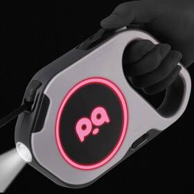 Sixpet 751713895963 Led Retractable Dog Leash With Flashlight 16 Ft Heavy Duty 360 Tangle-free