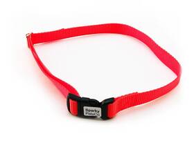 Sparky Pet Co 11277289 Dog Fence Receiver Heavy Duty 3/4 Inch Solid No Hole Nylon Replacement Strap Neon O
